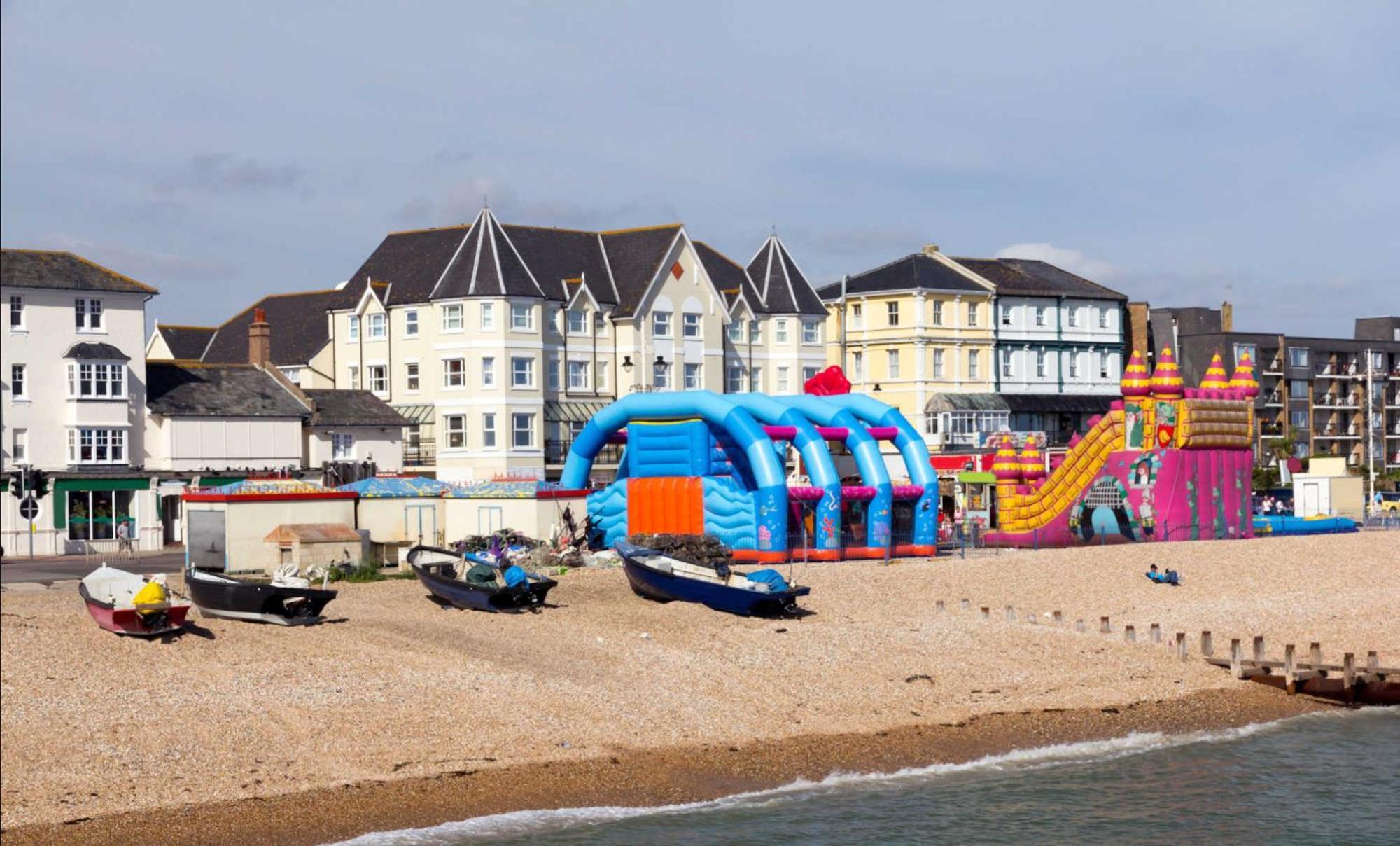 Absolute Beachfront with Decked Garden Oasis&Views Bognor Regis Exterior foto